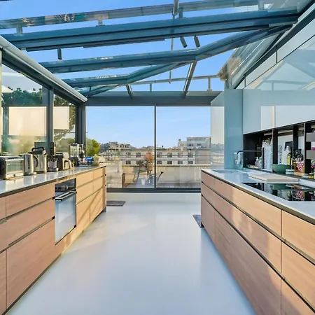 Lejlighed Penthouse With Panoramic Views & Rooftop Pool Paris